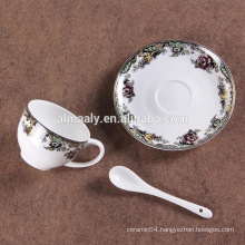 high quality ceramic coffee cup and saucer